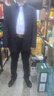 羅蒙中山裝西服套裝男士結婚禮服立領(lǐng)爸爸裝新中式新郎訂婚中國風(fēng)西裝 曬單實(shí)拍圖