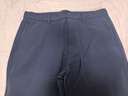 優(yōu)衣庫男裝彈力長(cháng)褲/內里起毛休閑褲褲子常規款25秋冬新款479372 69 藏青色 L /175/88A 曬單實(shí)拍圖