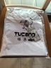 啄木鳥(niǎo)（TUCANO）短袖T恤男夏季無(wú)痕冰絲翻領(lǐng)POLO衫透氣速干時(shí)尚上衣男裝 白色XL 曬單實(shí)拍圖
