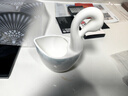 紅牡丹景德鎮骨瓷碗盤(pán)餐具家用陶瓷碗具輕奢米飯碗具釉下彩碗筷喝湯大碗 云錦萬(wàn)里天鵝1個(gè) 曬單實(shí)拍圖