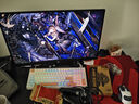 泰坦軍團27英寸4K 160Hz高刷雙模320Hz FastIPS HDR400硬件低藍光 電競背光燈效10bit旋轉升降顯示器P2712V 曬單實(shí)拍圖