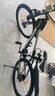 金武端自行車(chē)成人山地車(chē)公路賽車(chē)單車(chē)騎行變速超輕越野中學(xué)生初中青少年 頂配版-輻條輪-黑白色 26寸21速 曬單實(shí)拍圖