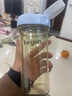 HEGEN海格恩吸管杯1-3歲330ml兒童PPSU多功能學(xué)飲杯直飲喝水杯藍色 曬單實(shí)拍圖