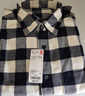 優(yōu)衣庫男女裝法蘭絨格子襯衫長(cháng)袖襯衣薄外套25秋冬480772 480772/01乳白色 S 曬單實(shí)拍圖