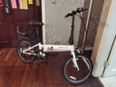 大行（DAHON）青春版P8折疊自行車(chē)20寸8速成人超輕男女式單車(chē)KAC081 亮面白 曬單實(shí)拍圖
