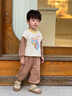 minibala[小飛象聯(lián)名]巴拉男女童寶寶入園套裝上學(xué)柔軟長(cháng)袖長(cháng)褲2025秋新款 咖啡A51212 入園上學(xué)可愛(ài)百搭 90 曬單實(shí)拍圖