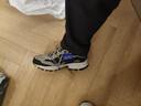 斯凱奇（Skechers）男戶(hù)外老爹鞋復古潮流厚底舒適百搭加絨運動(dòng)休閑鞋一腳蹬237125 曬單實(shí)拍圖
