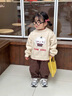 G.duck小黃鴨女童毛衣秋冬2025新款兒童針織衫寶寶加厚打底衫保暖毛線(xiàn)衣 米杏色 90 建議1~2歲【 80-90cm】cm 曬單實(shí)拍圖