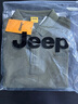 吉普（JEEP）短袖T恤男士夏季polo衫潮流休閑寬松涼感衣服男裝 軍綠 3XL 曬單實(shí)拍圖