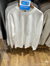 優(yōu)衣庫男裝女裝大師T AIRism棉混紡圓領(lǐng)T恤長(cháng)袖25秋冬新款479781 00 白色 L 曬單實(shí)拍圖