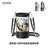 格米（germ）奧特曼兒童保溫杯帶吸管男孩上學(xué)水杯大容量學(xué)生杯子500ml賽羅黑 曬單實(shí)拍圖