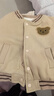 贏一貝（Yingyibei）嬰兒衣服加絨棒球服棉衣外套秋冬裝女寶寶男童加厚上衣小童衛(wèi)衣 淺奶茶加絨 90 曬單實拍圖