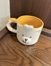星巴克（Starbucks）杯子 小熊甜品屋系列 陶瓷馬克杯 桌面水杯 咖啡杯 男女士送禮 堿水面包把手造型馬克杯(配攪拌勺)385ml 曬單實(shí)拍圖