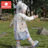 babycrayon新款可愛(ài)萌趣彩虹豆兒童雨衣戶(hù)外穿防水幼兒園男生女童寶寶雨披 曬單實(shí)拍圖