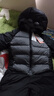 保姆鵝 兒童連體羽絨服寶寶卡通可愛(ài)套裝保暖防風(fēng)童裝冬裝 大象灰 130cm 曬單實(shí)拍圖