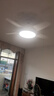 美的（Midea）吊扇燈一體風(fēng)扇燈餐廳客廳臥室led隱形扇護眼48w燈具熟睡風(fēng)包安裝 曬單實(shí)拍圖