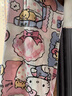 果殼（Gukoo）睡衣女夏季HelloKitty可愛(ài)卡通印花新款女士家居服套裝 米白  L 曬單實(shí)拍圖