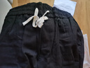 頂峰保羅（Dingfengbaoluo）工裝褲男款秋季寬松休閑長(cháng)褲束腳大碼男生運動(dòng)YK537黑色3XL 曬單實(shí)拍圖
