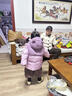 迷你巴拉（minibala）【真心絨】男女童羽絨服毛絨寶寶三防連帽外套2025冬新品 粉紅60009 110 曬單實(shí)拍圖