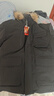 京東京造【進(jìn)口極寒系列】蓄熱鵝絨服男外套 保暖三防羽絨服中長(cháng)款曜石黑L 曬單實(shí)拍圖