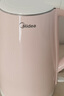 美的（Midea）電熱水壺家用電水壺燒水壺 雙層防燙 0涂層食品級304不銹鋼 1500W快速沸騰 1.7L大容量 HJ1705 曬單實(shí)拍圖