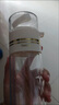 玻璃保溫杯茶水分離玻璃杯雙層男士水杯女生便攜隔熱防摔辦公室茶 粉色350ml（雙層杯體） 單杯 曬單實(shí)拍圖