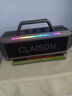 CLAISON【柏林之聲】藍牙音箱高音質(zhì)音響話(huà)筒一體自帶聲卡廣場(chǎng)舞家庭KTV套裝戶(hù)外K歌便攜式大功率低音炮 灰色【雙話(huà)筒】300W丨震撼音效 曬單實(shí)拍圖