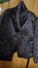 MO&Co.【新中式】羽絨服鴨絨臘梅絲絨提花高領(lǐng)中國結盤(pán)扣摩安珂 黑色 M 曬單實(shí)拍圖