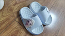 夏季女童涼拖鞋艾莎公主防滑軟底室內洗澡冰雪奇緣女童女孩涼拖鞋 天藍 30.5 30/31碼(鞋內長(cháng)18適合腳長(cháng)17CM) 曬單實(shí)拍圖
