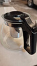 茶吧機飲水機玻璃電熱水壺茶壺茶臺電茶爐保溫壺單壺帶濾網(wǎng)耐高溫茶具大容量水壺泡茶壺茶水分離 黑色全把款式 曬單實(shí)拍圖