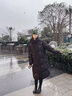 鹿王戀雪韓系連帽羽絨棉服女冬季2025年新款中長(cháng)款加厚保暖面包服棉襖外套 黑色 XL 曬單實(shí)拍圖