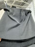 LILY2025秋新款格雷系學(xué)院風(fēng)氣質(zhì)通勤防走光A字半身裙灰色短裙女 501灰色 L 曬單實(shí)拍圖
