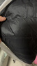 雅鹿羽絨服女士輕薄秋羽絨連帽簡(jiǎn)約純色修身保暖短款外套 黑色 170  曬單實(shí)拍圖