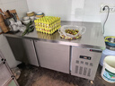志高（CHIGO）冷藏工作臺奶茶店設備全套水吧臺不銹鋼保鮮平冷操作臺冰柜 廚房冰箱商用保鮮工作臺 1.5M-0.8M-0.8M雙溫【-18°|數顯】 【不銹鋼內層架】店長(cháng)推薦 曬單實(shí)拍圖