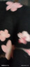 楠語(yǔ)秋（NANYUQIU）ins國潮牌仙鶴刺繡短袖風(fēng)潮流T恤男日系寬松五分半袖夏季仙鶴刺繡 黑色4XL 曬單實(shí)拍圖
