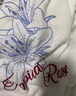 貞喜氣夏季新款初秋印花防曬罩衫女套頭韓系上衣薄款吊帶外搭薄紗外套 白色 M （100-120斤） 曬單實(shí)拍圖