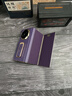 樂(lè )比億華為mate xts手機殼新款華為matexts三折疊非凡大師yy超薄真皮保護套xts腕帶支架雙邊全包防摔外殼 【槿紫色】頭層牛皮丨腕帶支架丨雙邊全包 華為Mate XTs 非凡大師 曬單實(shí)拍圖