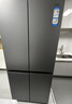 海爾（Haier）「山茶花-曜夜」501L全空間保鮮594mm超薄零嵌十字門(mén)家用冰箱一級能效BCD-501WGHTD1BXTU1國家補貼 曬單實(shí)拍圖