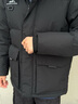 波司登（BOSIDENG）25新款極寒羽絨服男短款90鵝絨科技蓄熱寬松連帽外套B250242301 【趨勢推薦】黑色8056 L 180/100A 體重約140-160斤 曬單實(shí)拍圖