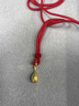 中國黃金（CHINA GOLD）黃金項鏈足金健康快樂(lè )湯勺吊墜嬰兒寶寶周歲生日禮物送嬰兒孩子 吊墜金重約0.5g【甄選禮盒】 曬單實(shí)拍圖