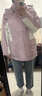 森馬（Semir）陳都靈|防護(hù)外套女中長款寬松撞色秋裝戶外通勤夾克101524109001 曬單實拍圖