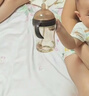 世喜嬰兒奶瓶10個(gè)月以上ppsu寶寶仿母乳斷奶奶嘴300ml帶重力球手柄 曬單實(shí)拍圖