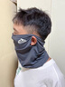 CHALL KITTY男士防曬面罩夏季防紫外線(xiàn)戶(hù)外騎行釣魚(yú)遮陽(yáng)冰絲面紗透氣護頸防嗮 深灰-高端品牌感 曬單實(shí)拍圖