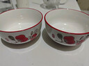 順祥陶瓷米飯碗新中式碗具套裝釉下彩碗盤(pán)餐具家用吃飯碗喬遷喜慶瓷器 【10碗+10盤(pán)】4.5英寸碗10個(gè)+8英寸盤(pán)10個(gè)【柿柿如意】 曬單實(shí)拍圖