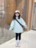 拙拙豬女童春秋裝外套2025新款兒童戶(hù)外上衣中大童女孩學(xué)生洋氣秋季衣服 綠色 160 曬單實(shí)拍圖