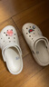 卡駱馳（CROCS）貝雅云彩女士洞洞鞋戶(hù)外休閑鞋|208186 冬日白-11S(含智必星) 36 (230mm) 37 曬單實(shí)拍圖
