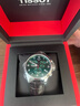 天梭（TISSOT）【官方授權店】瑞士1853手表 新款速馳系列計時(shí)運動(dòng)防水石英男表 新綠盤(pán)皮帶T116.617.16.092.00 曬單實(shí)拍圖
