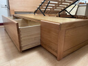 源氏木語(yǔ) 全實(shí)木箱體床北歐橡木現代簡(jiǎn)約主臥雙人床原木色大床環(huán)保家具 【4】【原木色】 兩抽高鋪箱體床 1500mm*2000mm 曬單實(shí)拍圖