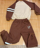 巴帝巴帝春秋款嬰幼兒男童衛衣衛褲時(shí)尚百搭運動(dòng)休閑套裝 卡其色 140 曬單實(shí)拍圖