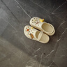 名創(chuàng  )優(yōu)品（MINISO）洞洞鞋女款2025新款eva防滑防臭沙灘鞋增高涼拖鞋女夏季外穿 卡其+美食集(10個(gè))滴塑 36-37 曬單實(shí)拍圖